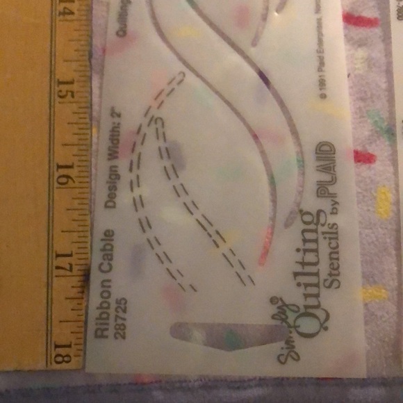 QUILT STENCILS 1981 & 1991 vintage 8 piece - Picture 9 of 16